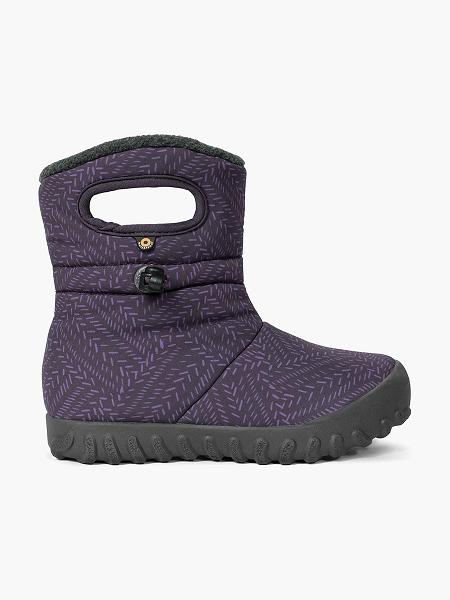 BOGS Boots Deutschland - B-Moc Fleck Isolierte Stiefel Kinder Eggplant Multi DE28301